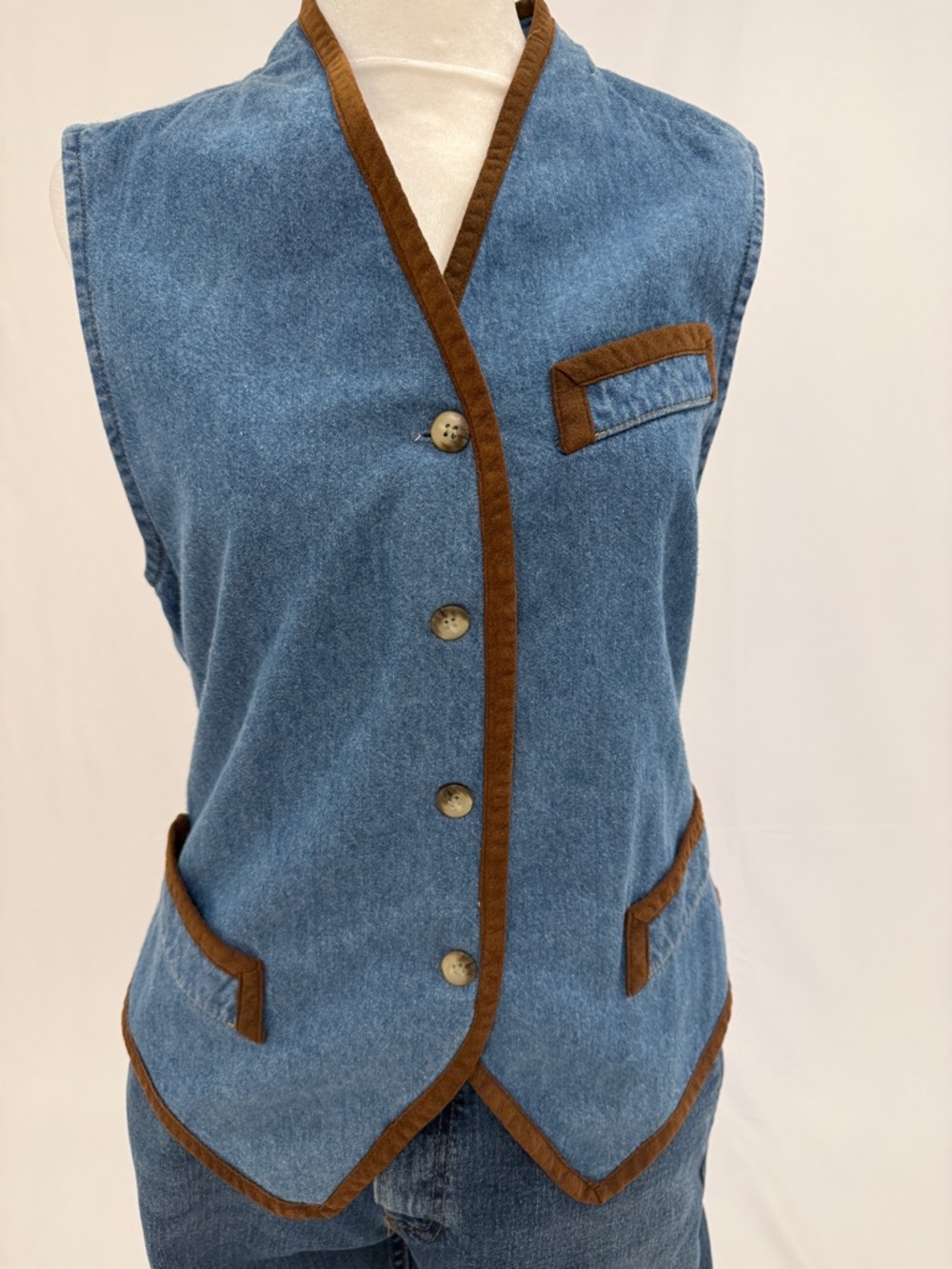 Vintage‎ Bentley Arbuckle Denim Vest